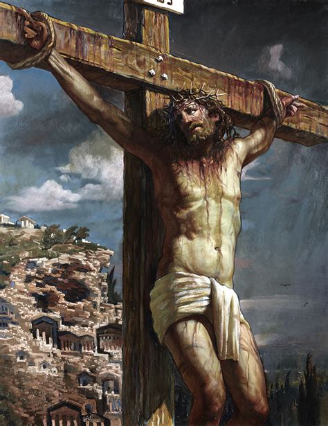 Crucifixion of Christ, A Masterful Depiction of Divine Suffering and Unflinching Humanity!