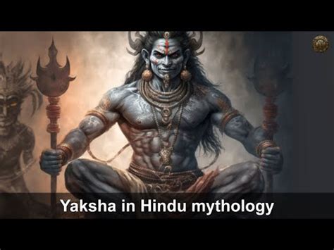 The Yaksha Exquisite Depiction of Mythological Majesty and Spiritual Depth!